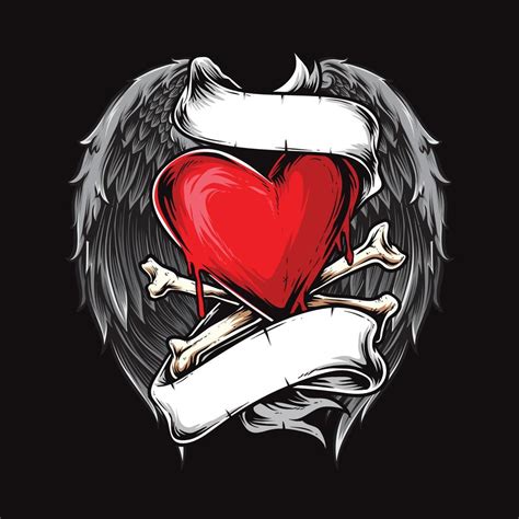 heart with wings vector illustration 5131262 Vector Art at Vecteezy