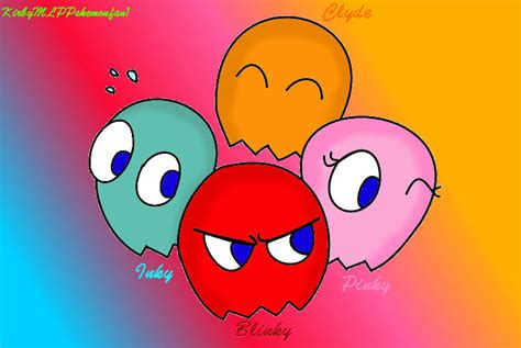 Inky Blinky Pinky and Clyde by Tuff--Rubies on DeviantArt