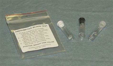 Phenolphthalein Presumptive Blood Test – medtechforensics