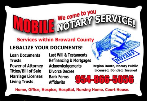 Notary Business Cards Templates