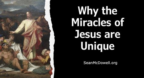 How the Miracles of Jesus Compare with Other… | Sean McDowell