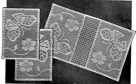 Filet Crochet Patterns Free Web Free Filet Crochet Blanket Patterns ...