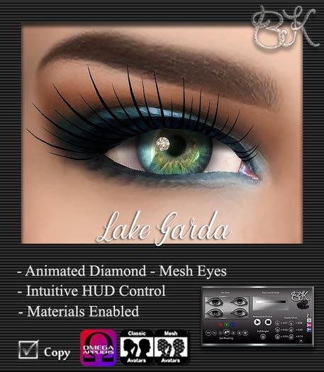 Second Life Marketplace - ~BK~ Animated Diamond Mesh Eyes V 2.0 - Lake ...