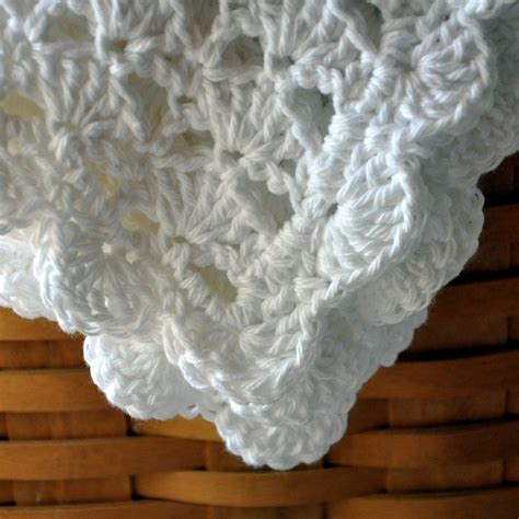 Cotton Baby Blanket Crochet an Heirloom in the making