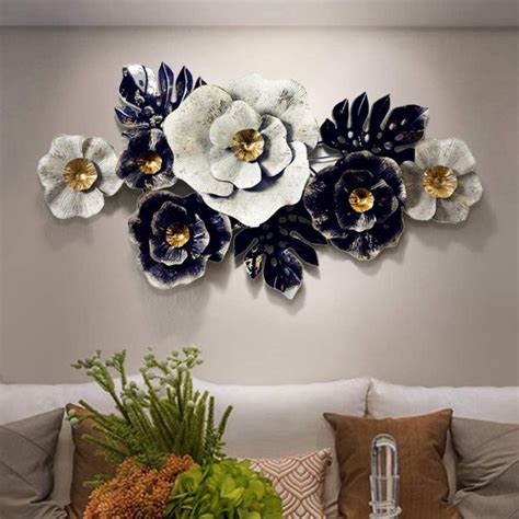 Wild Floral Assortment Metal Wall Art With LED - WallMantra