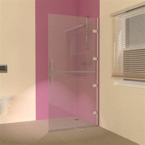 Access 1000 Hinged Wet Room Split Glass Shower Screen | Wet room shower screens, Glass shower ...