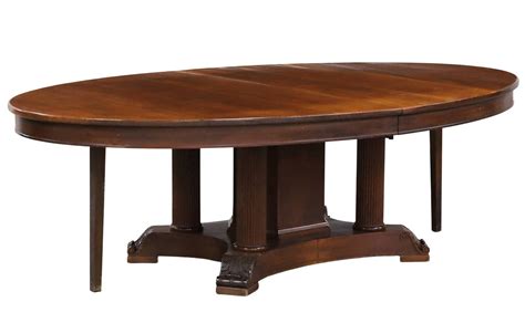 English Victorian Oval Dining Table Auction