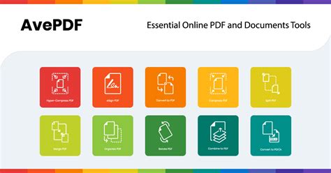 AvePDF - Free Online PDF and Document Tools