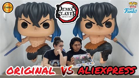 Funko Pop Flocked Chase Inosuke VS Funko Pop Inosuke Aliexpress | 🔥Funko Pop Demon Slayer🔥 - YouTube