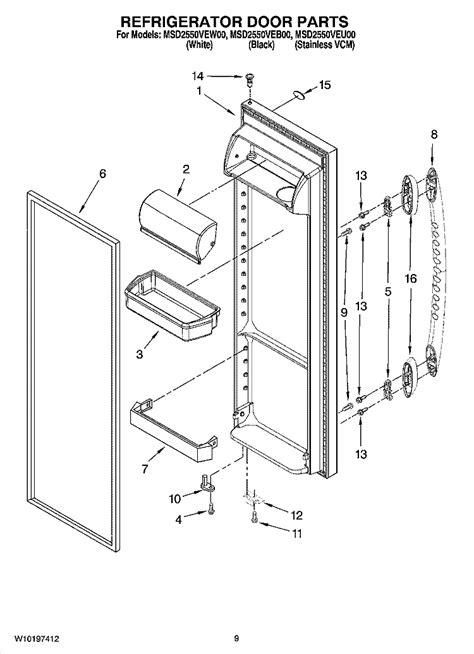 Maytag Refrigerator Parts Manual