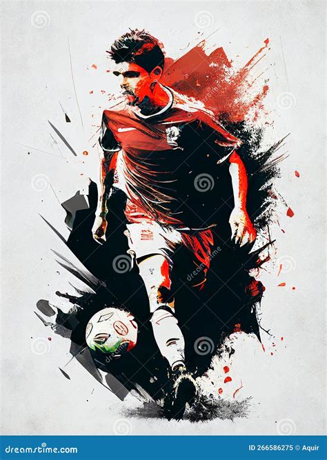 Colorful Abstract Soccer Background. Soccer Poster. Football Background. Football Poster Stock ...