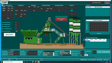 SCHWING Stetter Batching Plant SCADA - YouTube