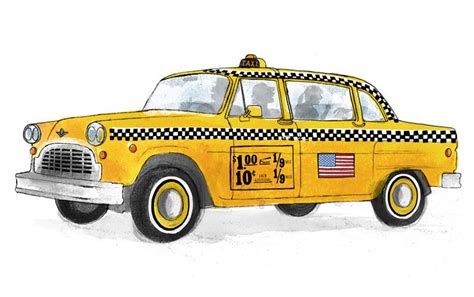 " New York Taxi " © Alice Tait 2007 | New york taxi, New york tattoo, Taxi