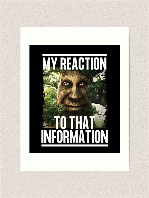 "Wise Mystical Tree Face - My reaction to that information Old Mythical ...