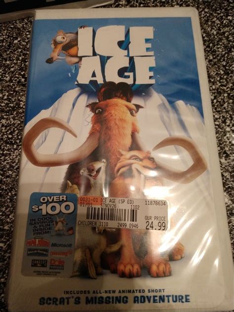 ICE AGE VHS Tape Sealed from Video Store | eBay