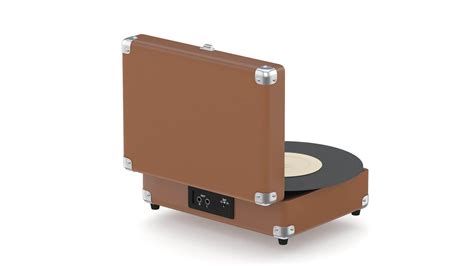 Victrola Vintage Suitcase Record Player - 3D Model by frezzy