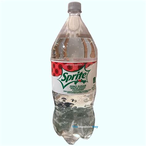 REVIEW: Sprite Zero Sugar Winter Spiced Cranberry - The Impulsive Buy