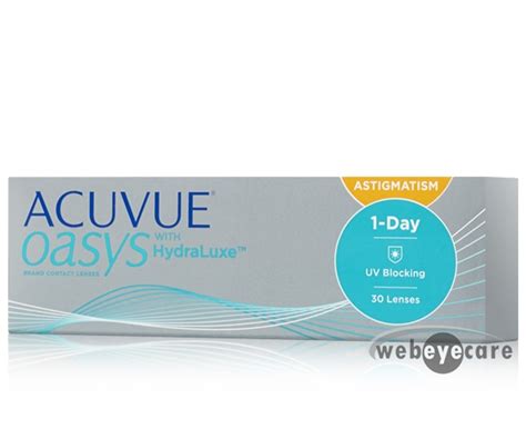 Buy Acuvue Oasys with HydraLuxe for Astigmatism Daily Now!