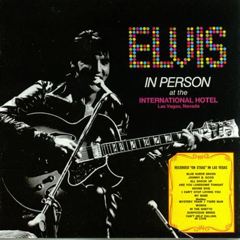 Elvis Presley – Elvis In Person At The International Hotel (1993, CD ...