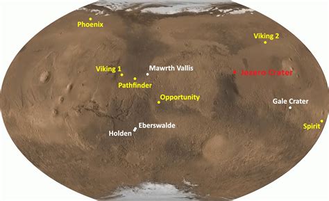 Jezero Crater Selected as Landing Site for Mars 2020 Rover - Sky ...