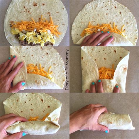 How to Fold a Burrito | Breakfast Burrito Freezer Meal Recipe Frozen Breakfast, Breakfast Tacos ...