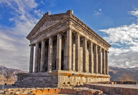 Greco-Roman temple in Garni village. Armenia Stock Photo | Adobe Stock