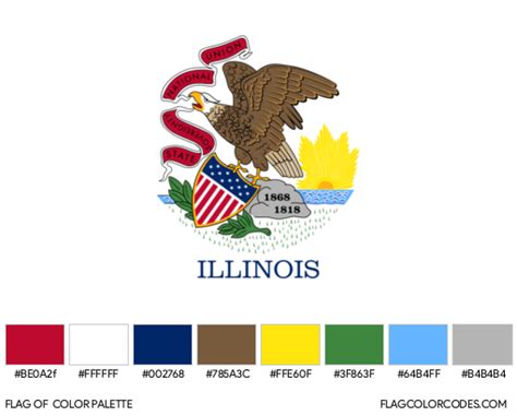 Illinois flag color codes