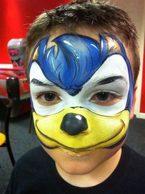 sonic face paint costume - Top-Level Web Log Photo Galleries