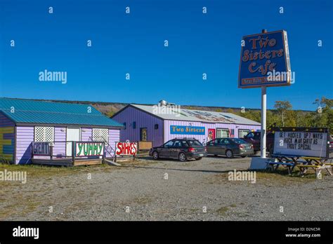 Two Sisters Cafe in Babb Montana Stock Photo - Alamy