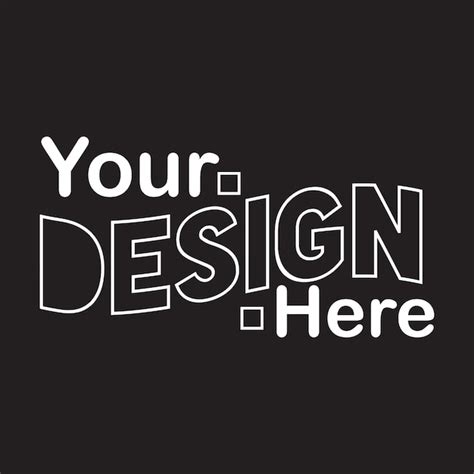 Premium Vector | A black background with the words your design here on it