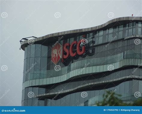 BANGKOK THAILAND-08 JUNE 2019:Siam Cement Group Headquarters Building ...