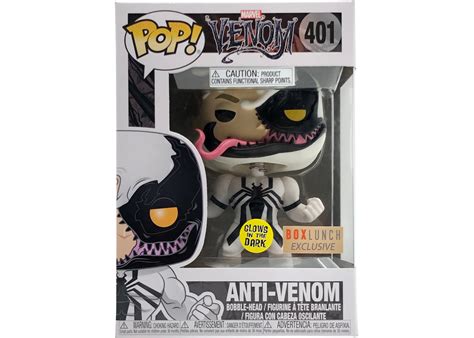 Funko Pop! Marvel Venom Anti-Venom (Eddie Brock) (Glow) Box Lunch ...