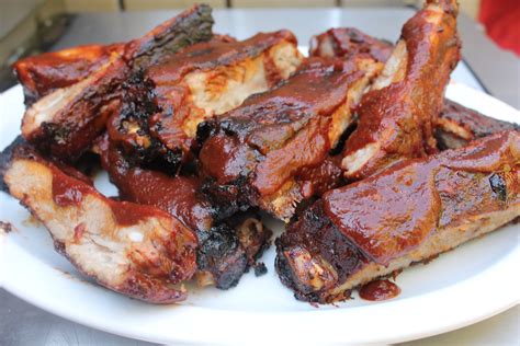 Barbecue St. Louis Ribs with Hickory Brown Sugar BBQ Sauce | I Heart Recipes