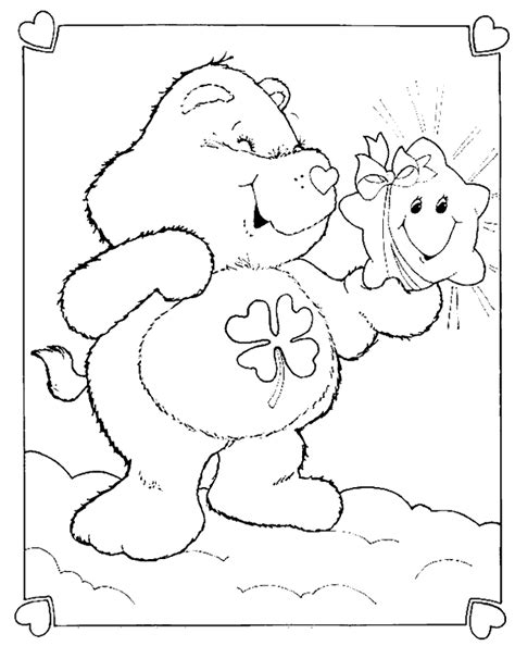 Care Bears Printable Coloring Pages - Coloring Home