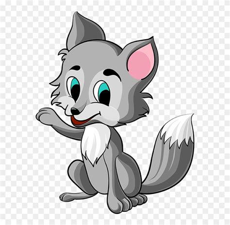 Cute Cartoon Wolf Clip Art – NBKomputer