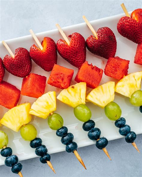 Fruit Skewers – A Couple Cooks