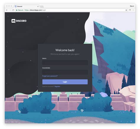 Discord's new login page! : discordapp