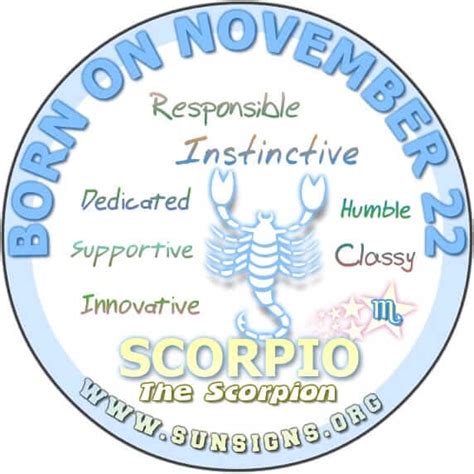 November 22 Zodiac Horoscope Birthday Personality - SunSigns.Org