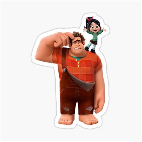 "Vanellope And Ralph Friends " Sticker for Sale by Jackartd | Redbubble