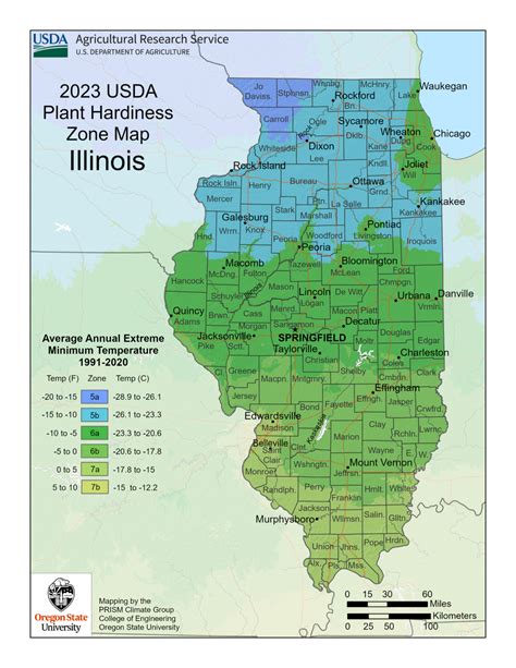 Illinois Plant Hardiness Zones – Illinois State Climatologist