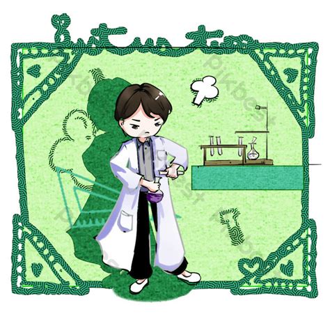 Cartoon White Doctor Free Illustration PNG Images | PSD Free Download ...