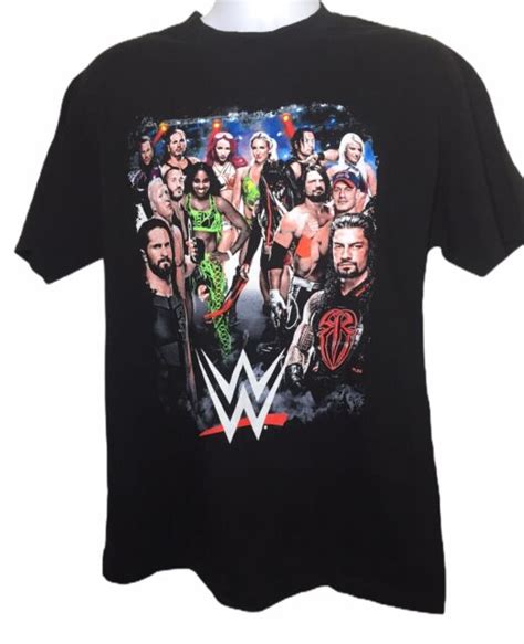 WWE Wrestling Smack Down Raw T Shirt Lesnar John Cena 2017 Men's Large ...