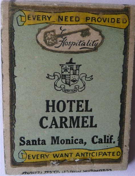 HOTEL CARMEL SANTA MONICA CALIF (REAR) | 201 Broadway. | Frank Kelsey | Flickr