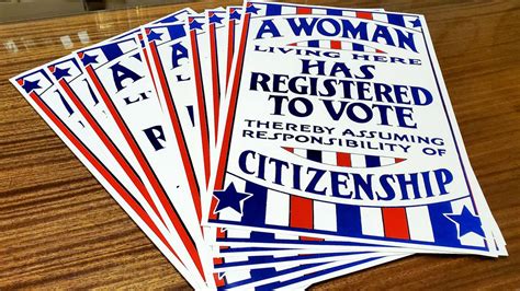 Women's suffragist posters making a local comeback