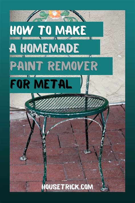 How to Make a Homemade Paint Remover for Metal | House Trick