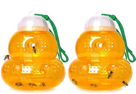 Buy Ram® 2 X Wasp Trap Hanging Garden Wasp Hornet Bee Trap Catcher, Bee ...