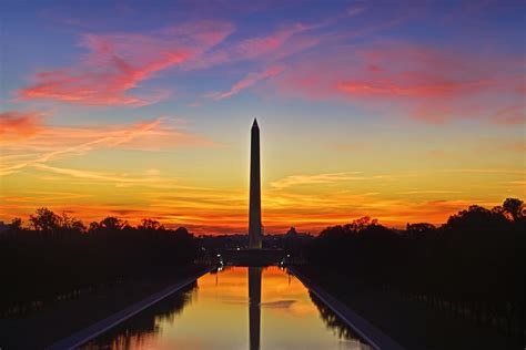 Sunrise Washington Monument Photograph by Bill Dodsworth - Fine Art America