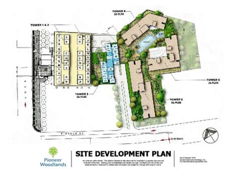 site development plan - Pioneer Woodlands Condominium