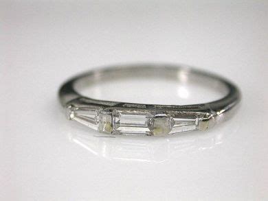 Vintage Baguette Diamond Ring