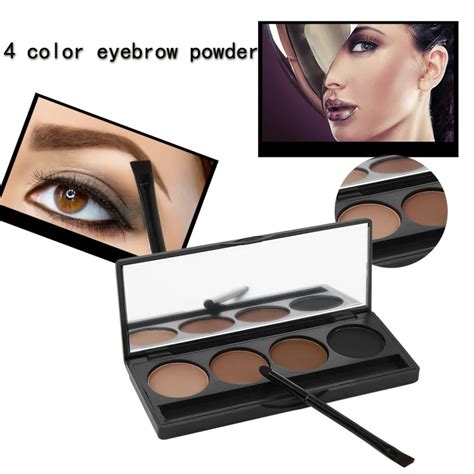 Aliexpress.com : Buy New Makeup 2017, 4 Colors Eyebrow Powder Palette With Brush Mirror Beauty ...